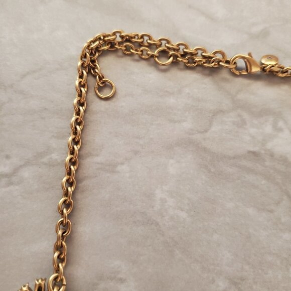 ✨ J.Crew Rhinestone Crystal Cluster Statement Bridal Wedding Necklace ✨ - Picture 10 of 16